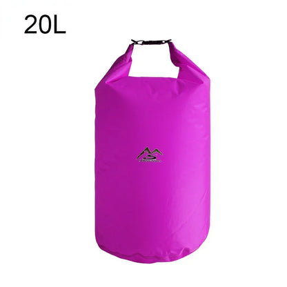 5-70L Waterproof Bag Outdoor Dry Sack Floating Gear Bags For Boating Fishing Rafting Swimming Large Capacity Storage Pack Pouch
