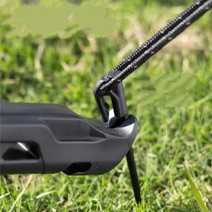 Outdoor Multi-functional Tent Stakes and Hammer, Campsite Stake Hammer, Plastic Stake Hammer, Hammer with 8 Stakes