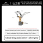 MK-3000W Mini Portable Camping Gas Burner 48g One-Piece Pocket Stove for Outdoor Hiking Picnic Cooking Furnace Folding Design