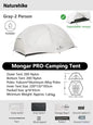 Naturehike Mongar 2 UL/PRO/Base Tent – Ultralight 2 Person Backpacking Tent - Bearkit