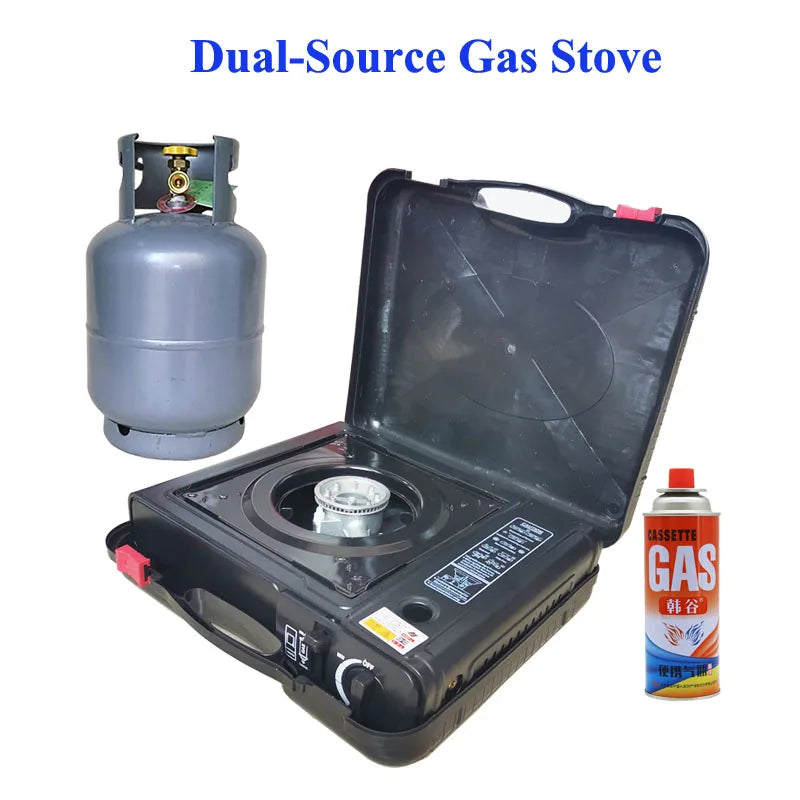 Portable Cassette Butane Camping Stove – Outdoor Picnic, Fishing & BBQ Cooker