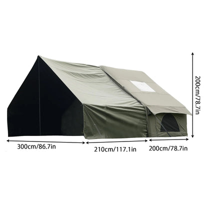PAKICETUS Inflatable Camping Tent – 5-8 Person Family Glamping Tent - Bearkit