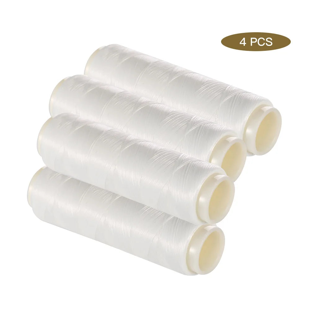 Elastic Bait Thread – 4Pcs High-Tensile Fishing Bait Saver Line for Sea & Outdoor Fishing