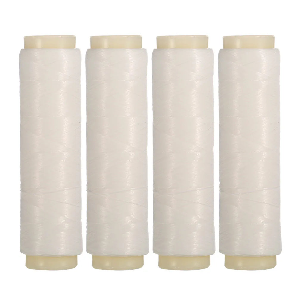 Elastic Bait Thread – 4Pcs High-Tensile Fishing Bait Saver Line for Sea & Outdoor Fishing