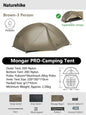 Naturehike Mongar 2 UL/PRO/Base Tent – Ultralight 2 Person Backpacking Tent - Bearkit