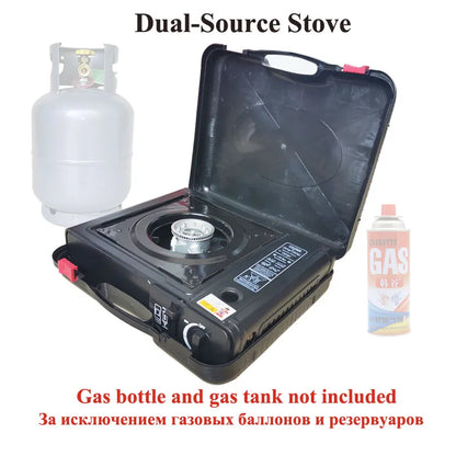 Portable Cassette Butane Camping Stove – Outdoor Picnic, Fishing & BBQ Cooker