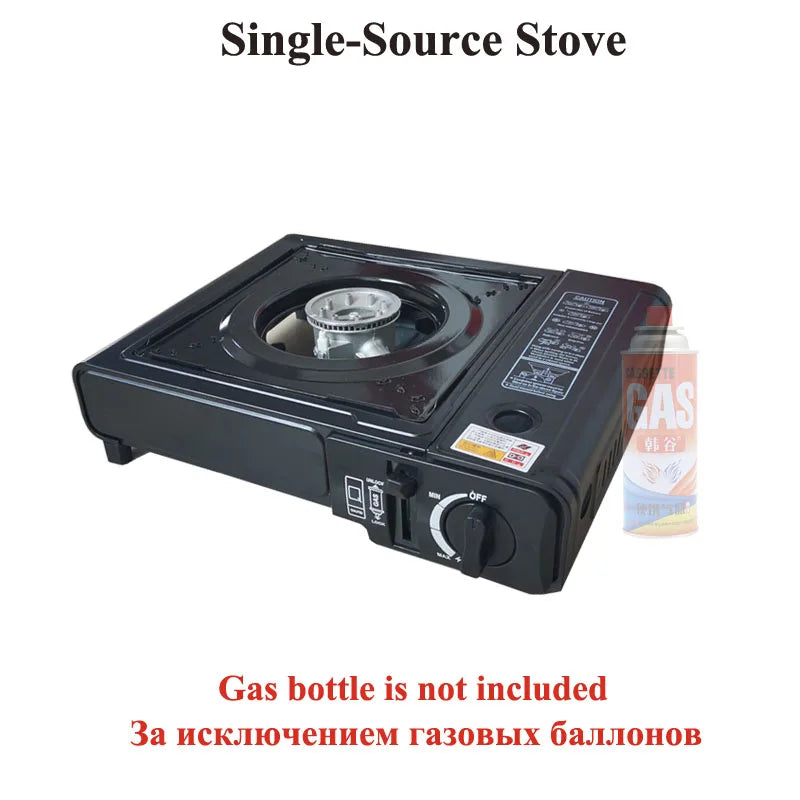 Portable Cassette Butane Camping Stove – Outdoor Picnic, Fishing & BBQ Cooker
