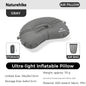 Naturehike Inflatable Pillow Camping Portable Ultralight Compressible Folding Pillow Travel Hiking TPU Air Sleeping Pillow
