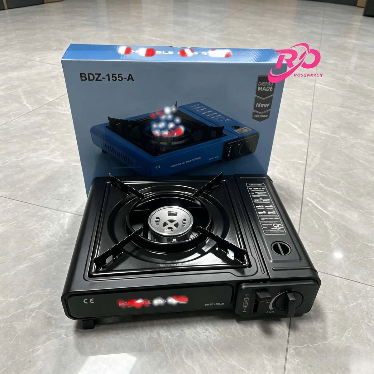 Portable Butane Camping Stove – 2.4kW Single Burner Outdoor Gas Cooker