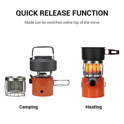 WESTTUNE Outdoor Heating Stove Portable Picnic Cooking Furnace Multifunctional Tourism Cooker Survival Burner Camping Supplies