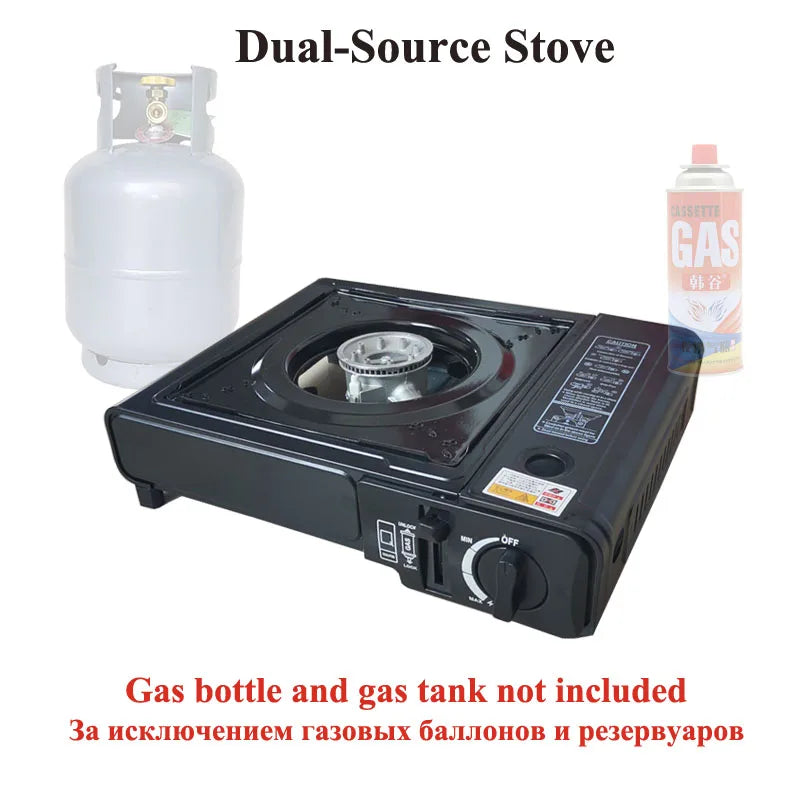Portable Cassette Butane Camping Stove – Outdoor Picnic, Fishing & BBQ Cooker