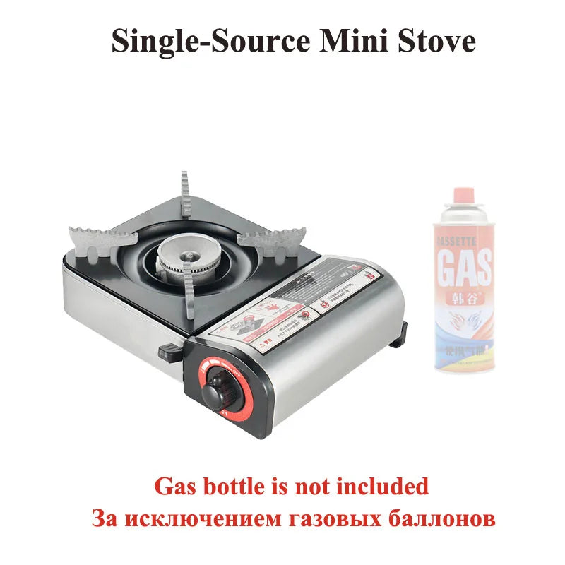 Portable Cassette Butane Camping Stove – Outdoor Picnic, Fishing & BBQ Cooker