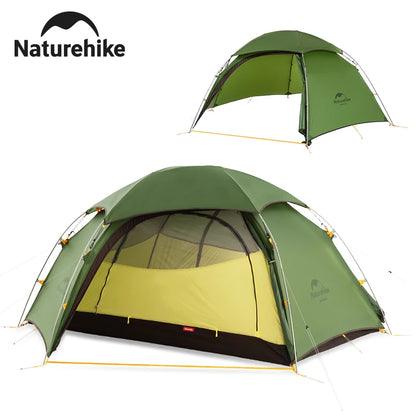 Naturehike Cloud Peak Camping Tent – Ultralight 2 Person 4-Season Tent - Bearkit