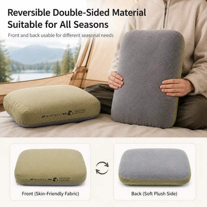 Soft Slow Rebound Memory Foam Pillow Outdoor Camping Travel Cervical Pillow Portable NoonBreak Pillow Neck Support Pillow