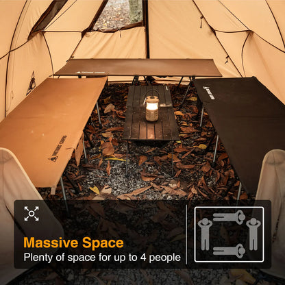 OneTigris ASH Hammock Canopy – 4 Season Hot Tent with Stove Jack - Bearkit