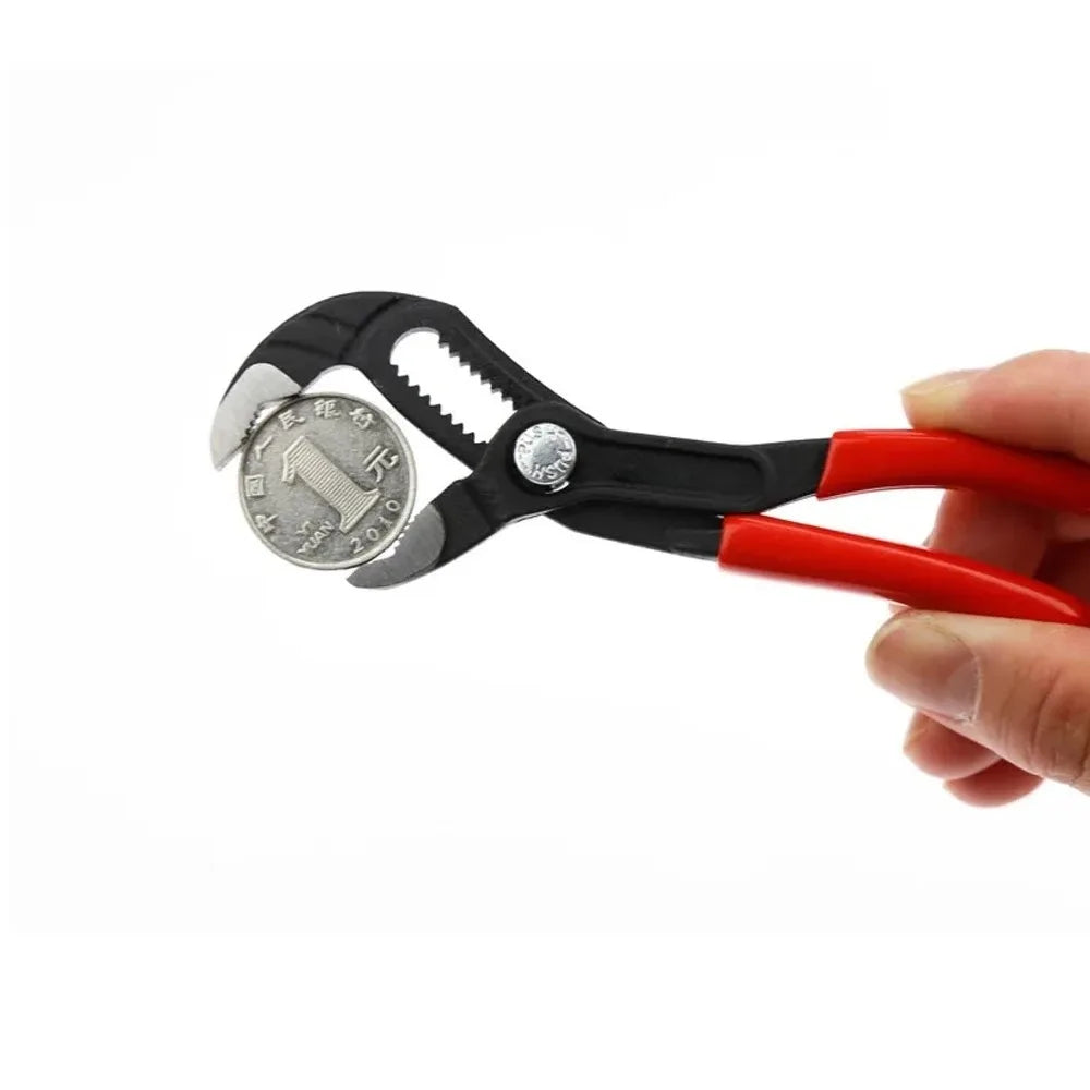 TINSOL 5 inch Mini Portable Adjustable Crescent Wrench Multi-Functional Pipe Pliers Spanner Pump Clamp for Home Repair Hand Tool
