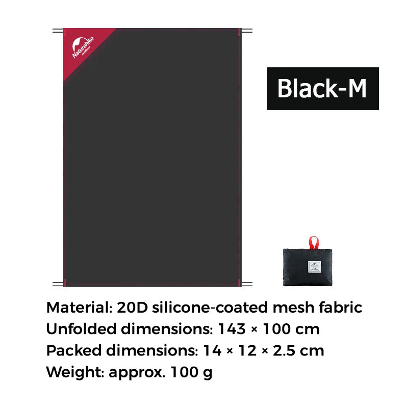 Naturehike Ground Sheet Picnic Blanket Tent Mat Waterproof Picnic Mats Outdoor Portable Beach Camping Tarp Footprint Awning