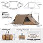 OneTigris Raven Nest Tunnel Hot Tent 2 Person 4-Season Backpacking Tent with Stove Jack
