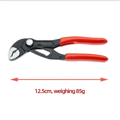 TINSOL 5 inch Mini Portable Adjustable Crescent Wrench Multi-Functional Pipe Pliers Spanner Pump Clamp for Home Repair Hand Tool