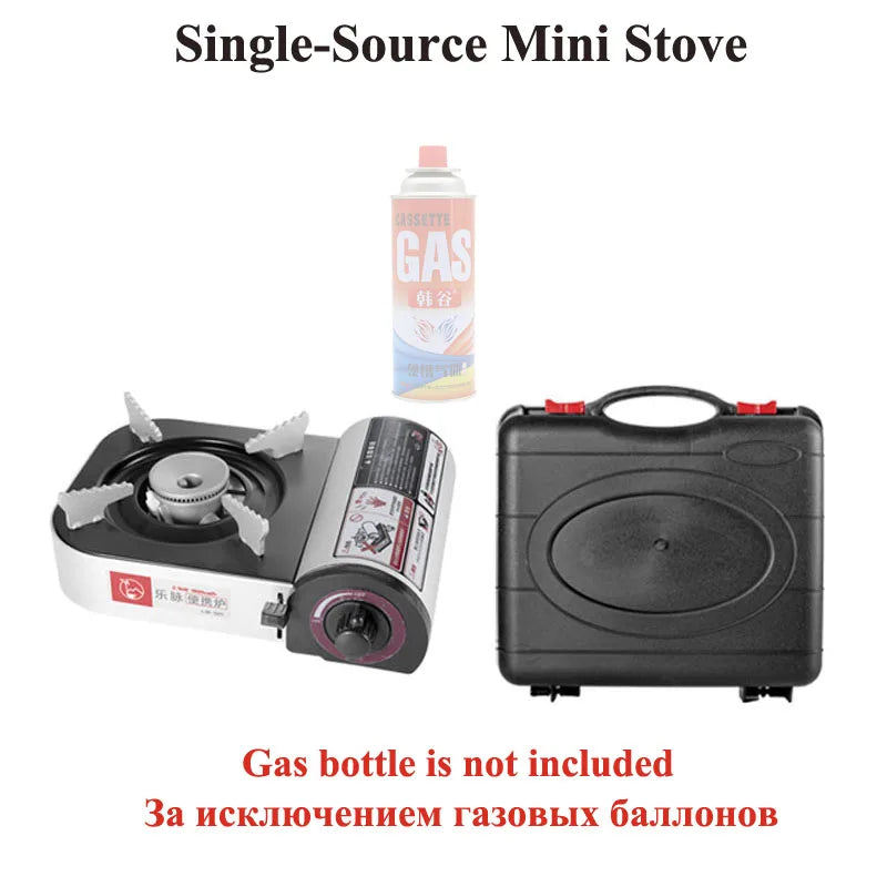 Portable Cassette Butane Camping Stove – Outdoor Picnic, Fishing & BBQ Cooker