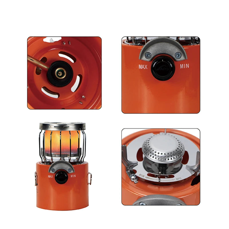 WESTTUNE Outdoor Heating Stove Portable Picnic Cooking Furnace Multifunctional Tourism Cooker Survival Burner Camping Supplies