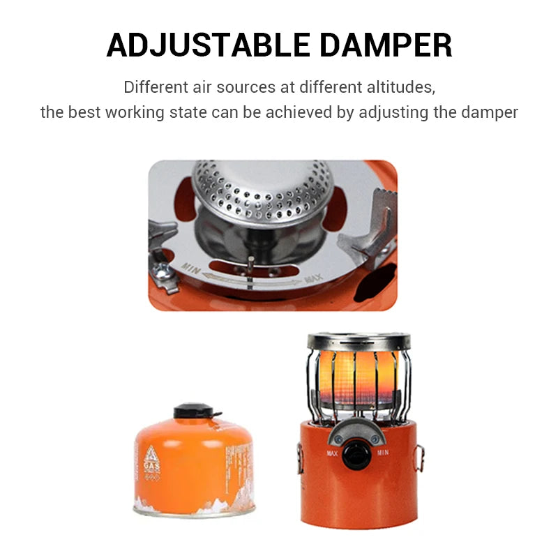 WESTTUNE Outdoor Heating Stove Portable Picnic Cooking Furnace Multifunctional Tourism Cooker Survival Burner Camping Supplies