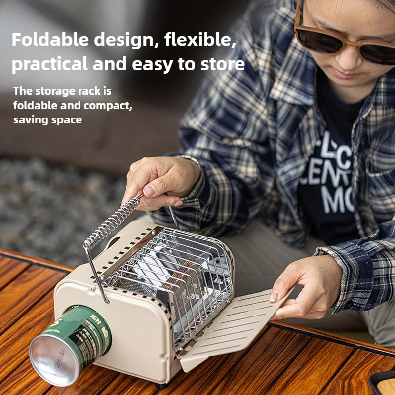 Portable Butane Camping Heating Stove – 1200W Mini Outdoor Gas Heater & Cooker
