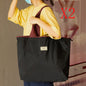 1-Pack Reusable Shopping Bag, Large Capacity Foldable Drawstring Eco-friendly Storage Bag, Casual Shopping Shoulder Bag
