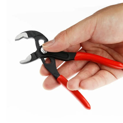 TINSOL 5 inch Mini Portable Adjustable Crescent Wrench Multi-Functional Pipe Pliers Spanner Pump Clamp for Home Repair Hand Tool
