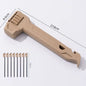 Outdoor Multi-functional Tent Stakes and Hammer, Campsite Stake Hammer, Plastic Stake Hammer, Hammer with 8 Stakes