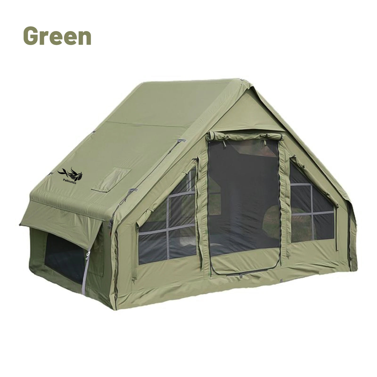 PAKICETUS Inflatable Camping Tent – 5-8 Person Family Glamping Tent - Bearkit