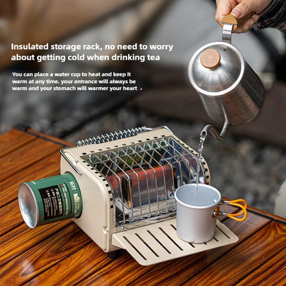 Portable Butane Camping Heating Stove – 1200W Mini Outdoor Gas Heater & Cooker
