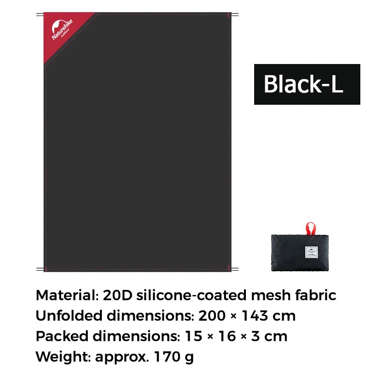 Naturehike Ground Sheet Picnic Blanket Tent Mat Waterproof Picnic Mats Outdoor Portable Beach Camping Tarp Footprint Awning