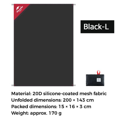 Naturehike Ground Sheet Picnic Blanket Tent Mat Waterproof Picnic Mats Outdoor Portable Beach Camping Tarp Footprint Awning