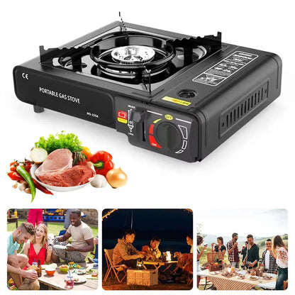 Portable Butane Camping Stove – 2.4kW Single Burner Outdoor Gas Cooker