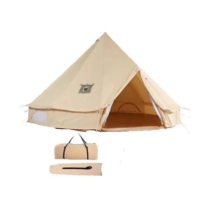 SucceBuy 3m Canvas Bell Tent – 4-Season Camping & Glamping Tent - Bearkit