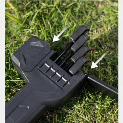 Outdoor Multi-functional Tent Stakes and Hammer, Campsite Stake Hammer, Plastic Stake Hammer, Hammer with 8 Stakes