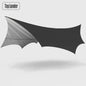 5.1m × 5.1m Large Camping Tarp – Waterproof Butterfly Sun Shelter - Bearkit