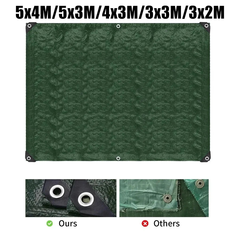 2026 5x4m 4x3m 3x3m Large Waterproof Tarp Camping Tent Outdoor Shade Sail Ultralight Garden Canopy Awning Tourist Beach Sun