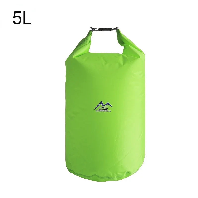 5-70L Waterproof Bag Outdoor Dry Sack Floating Gear Bags For Boating Fishing Rafting Swimming Large Capacity Storage Pack Pouch